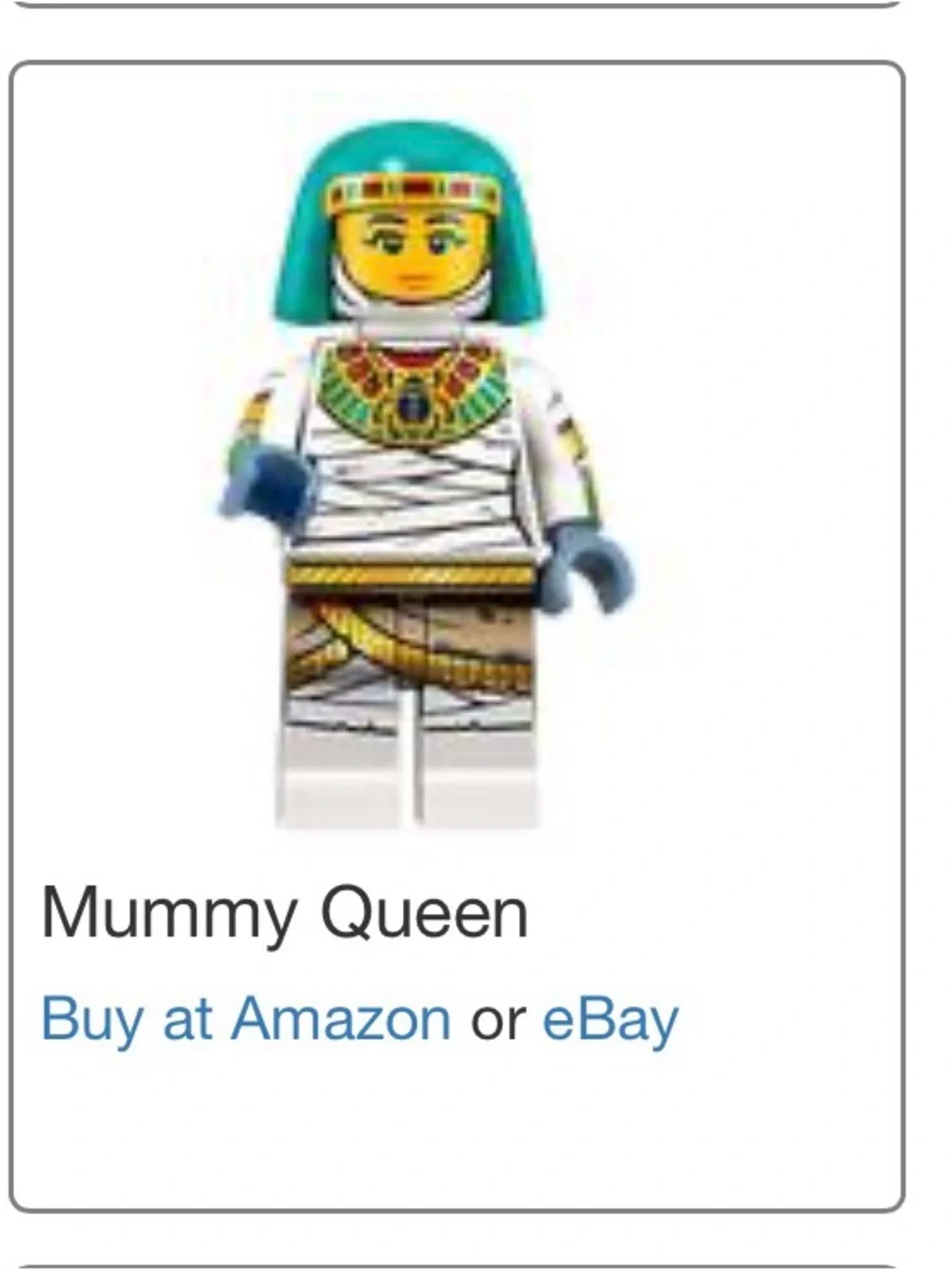 LEGO Minifigure Series 19 Mummy Queen